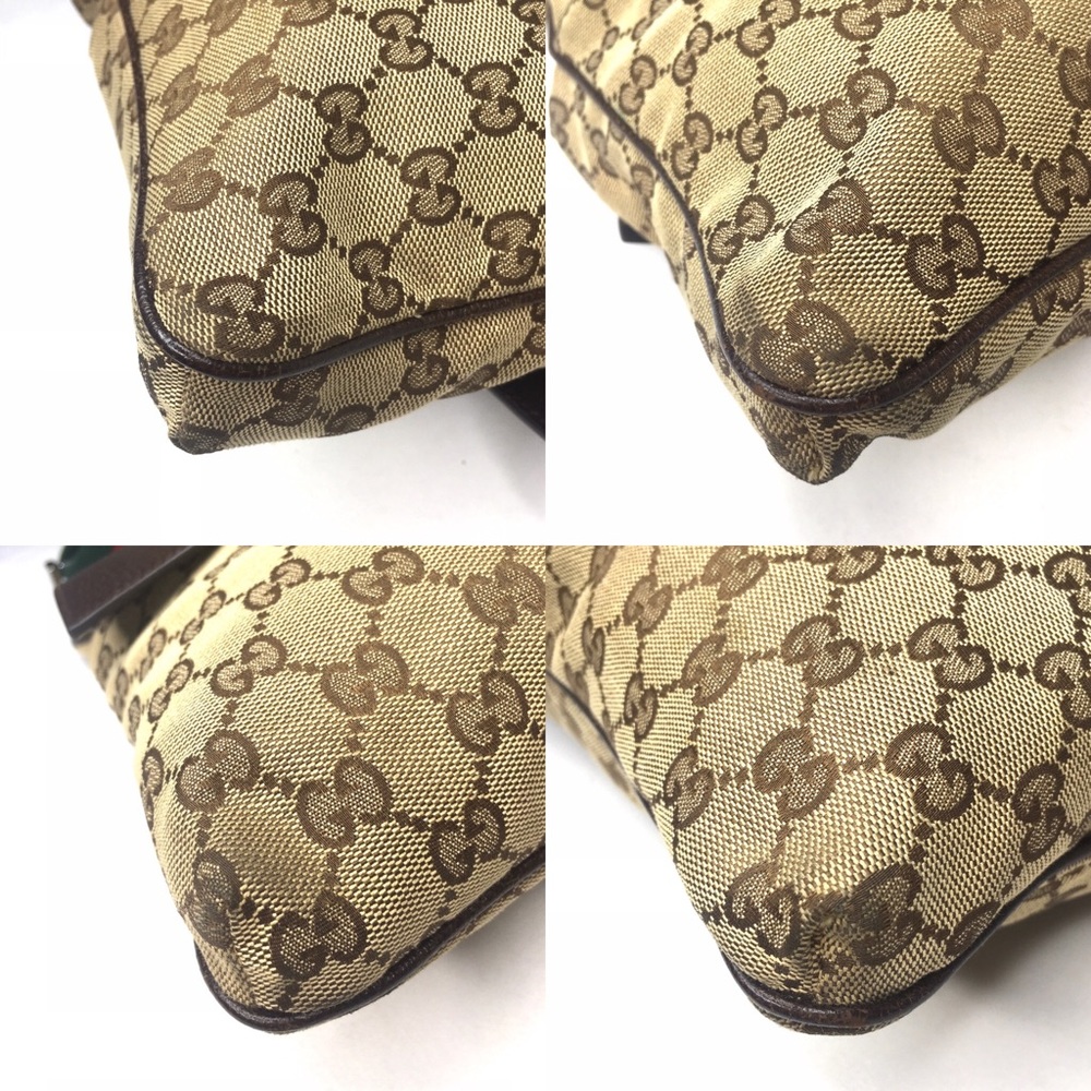 Authentic Gucci brown monogram messenger bag - Picture 13 of 16